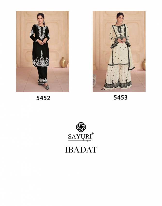 Ibadat By Sayuri Heavy Georgette Readymade Suits Wholesale Shop In Surat
